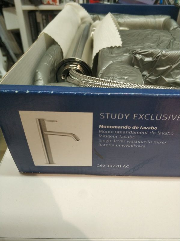 Одноважільний змішувач для умивальника Study Exclusive 26230701AC