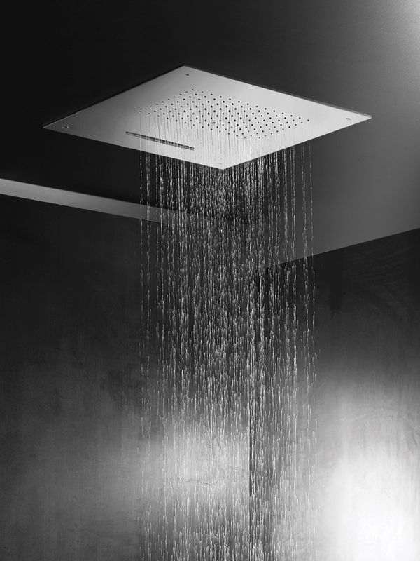 Квадратний вбудований душ Batara 05387100 хром Гідромасажна лінія