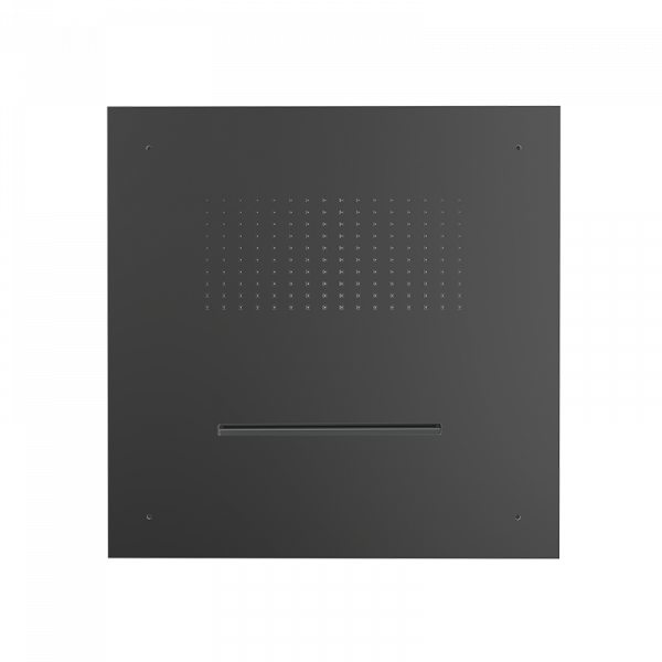 Квадратна вбудована душова лійка GRB EterNice  Hydro 2 споживачі, колір чорний 00081292 PVD