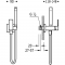 Гігієнічний душ із змішувачем Tres Cuadro 00612301