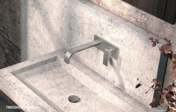 Видима частина для раковиниTres Cuadro Exclusive одноважільний 00630031AC нержавіюча сталь