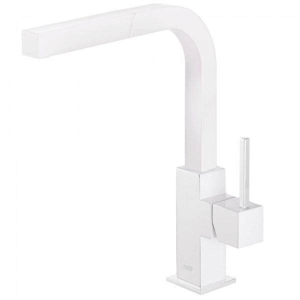 Одноважільний вертикальний змішувач для миття зі знімним душем 006437BM