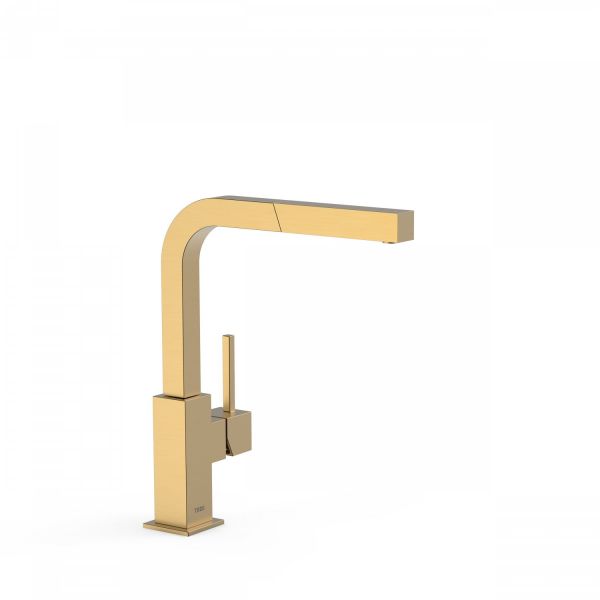 Одноважільний вертикальний змішувач для миття зі знімним душем 006437OM