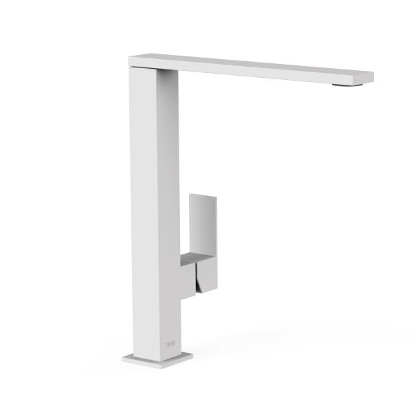 Одноважільний змішувач для кухні Cucina cuadro COLORS білий 006486BM