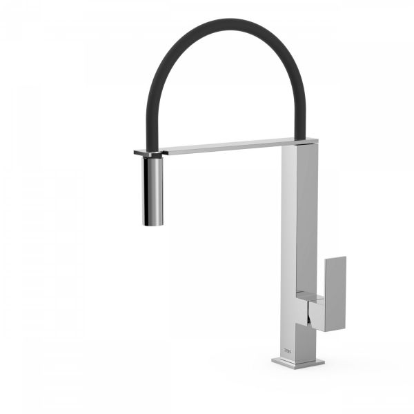 Одноважільний вертикальний змішувач для миття зі знімним розпилювачем 00648701