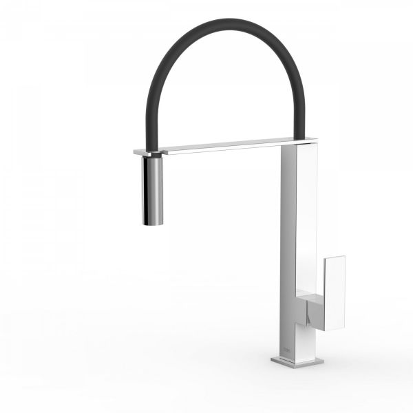 Одноважільний вертикальний змішувач для миття зі знімним розпилювачем 00648701BL