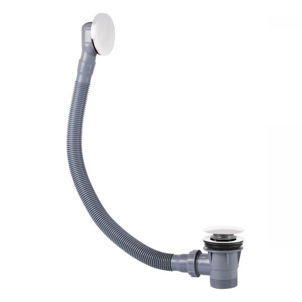 Злив-перелив для ванни Tres 98см, d70 мм, білий матовий 03453420BM