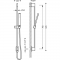 Душова штанга Tres Shower 03493201