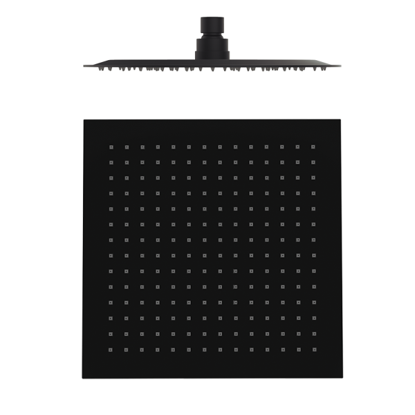 Квадратна душова лійка Hydro Square Slim ABS showerhead 05020031 чорний. Гідромасажна лінія