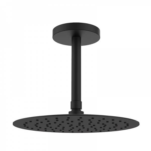 Верхній душ зі стелі GRB Hidromasaje Slim із кронштейном чорний 05027212