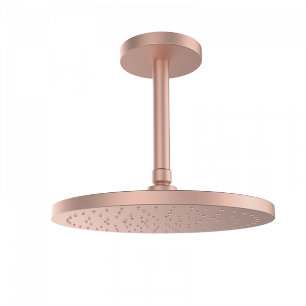 Верхній душ зі стелі GRB Hidromasaje Slim з кронштейном рожеве золото 05027612