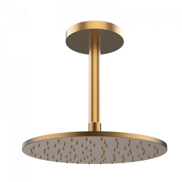 Кругла душова лійка з кронштейном GRB EterNice Hydro Audrey, колір бронза 05027755 PVD