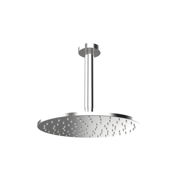 Тонка душова лійка з стельовим кронштейном Audrey showerhead + Ceiling arm 05027793 PVD нержавіюча сталь