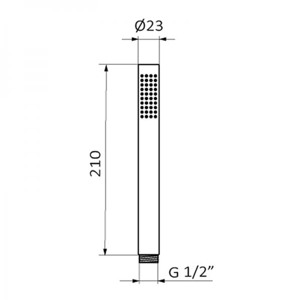 Ручний душ на стійці GRB Hidromasaje Key бронза 05035073