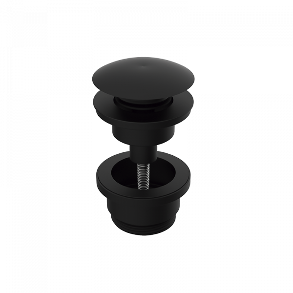 Змішувач для умивальника одновентильний GRB Cool з донним клапаном чорний 90552902