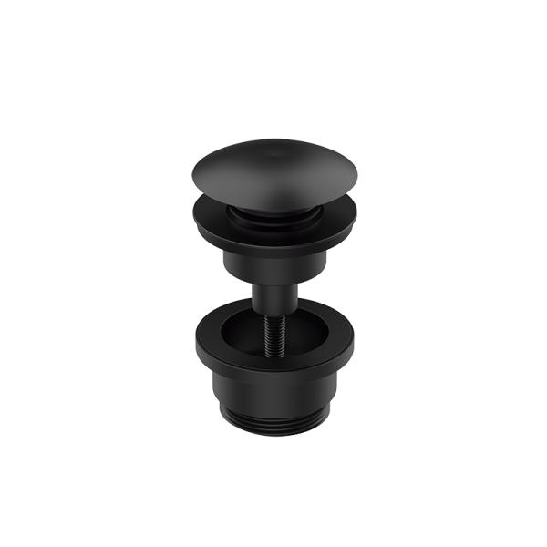 Змішувач для раковини GRB EterNice Cool, вилив 125 мм, з донним клапаном, чорний матовий 90552992 PVD