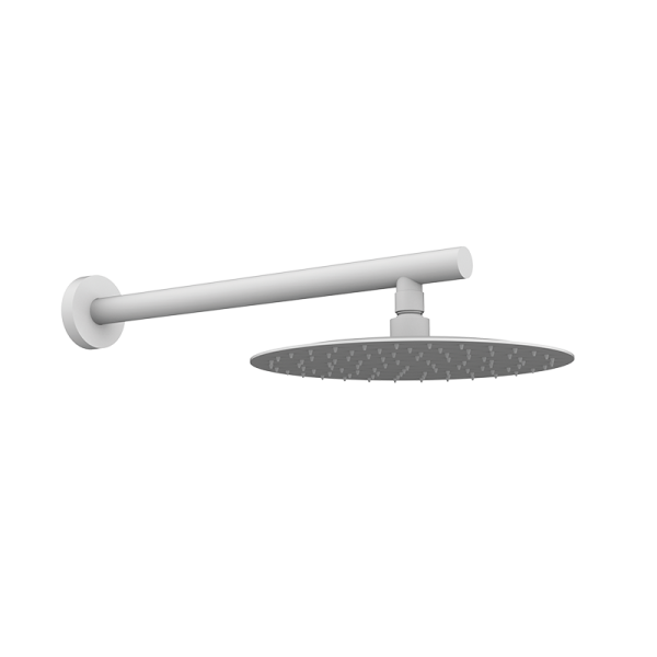 Тонка душова лійка з кронштейном Hydro Slim showerhead + Stick arm 05251211 колір білий