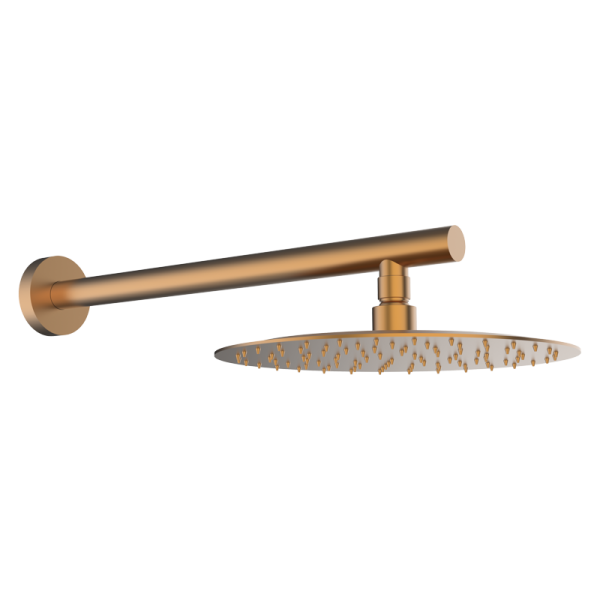 Душова лійка з тримачем зі стіни тримач 05251255 GRB Hydro Copper PVD