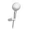 Ручний душ з тримачем та душовим шлангом Adjustable Support Kit + Enter hand-shower 05464100 колір хром