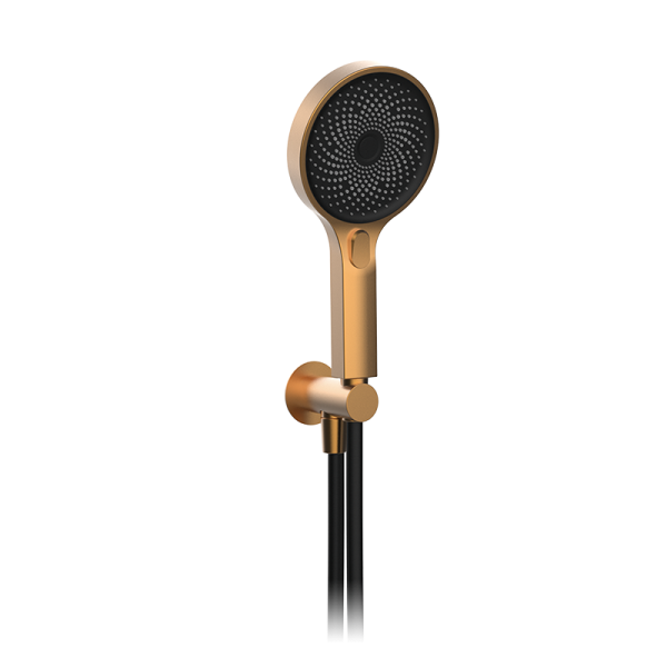 Ручний душ із шлангом та кріпленням Hydro Cylindrique wall outlet kit + Ban hand-shower 05534255 PVD колір бронза