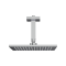 Квадратна душова лійка з кронштейном Square Inox 250 showerhead + Square Ceiling arm 05546600 колір хром