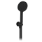 Ручний душ із шлангом та кріпленням Hydro Cylindrique wall outlet kit + Ura hand-shower 05598322 колір чорний