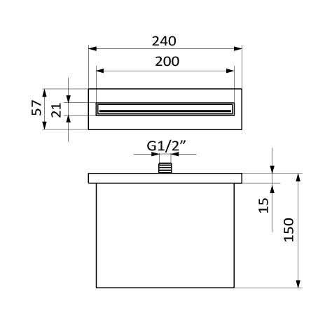 Вилив HYDRO Milfor EterNice Metal 05810692 PVD чорний