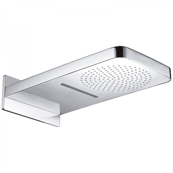 Верхній душ зі стіни GRB Hidromasaje Twice хром 058157