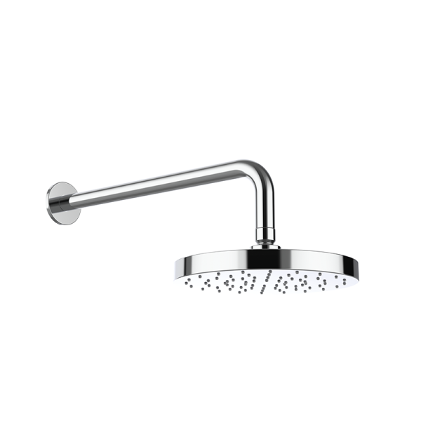 Гіроскопічна душова лійка з вигнутим кронштейном Gyro showerhead + Curved arm 05951900 колір хром