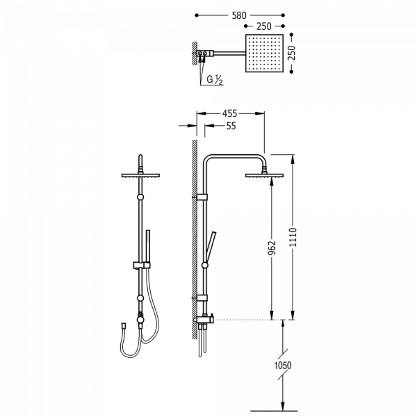 Душова система антивапняна 06163506