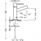 Одноважільний змішувач для раковини Tres Max 06210301