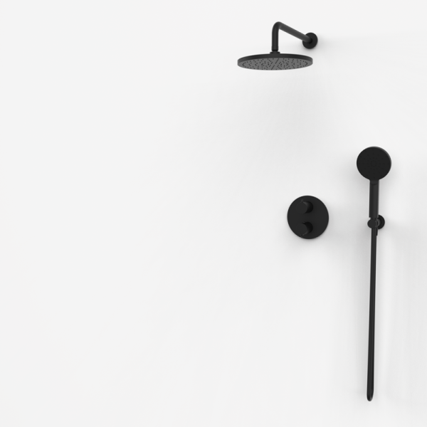 Душовий комплект з термостатом GRB Time Epoxy Black 07047522