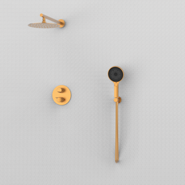 Душова система з термостатом GRB Premier на 2 споживачі 07050555 PVD