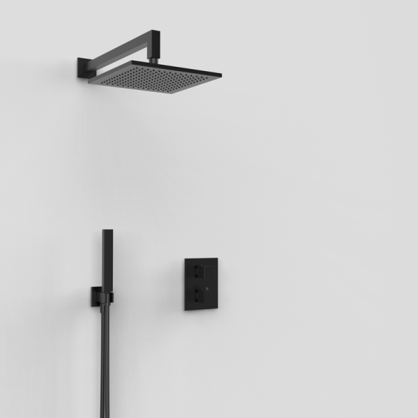 Душовий комплект із термостатом GRB Kala PVD EterNice Metal Black 07060592