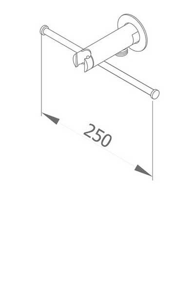 Тримач рушника для бідетки GRB Intimixer хром 08912000