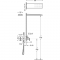 Душова система з термостатом Tres 09096021