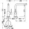 Змішувач для кухні з підключенням питної води Tres Kitchen 23045303NM