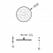 Розпилювач для душу антивапняний d300 мм 13413730KM