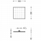 Розпилювач для душу Tres 300x300 мм 13413830OR