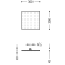 Розпилювач для душу Tres 300x300 мм 13413830OM