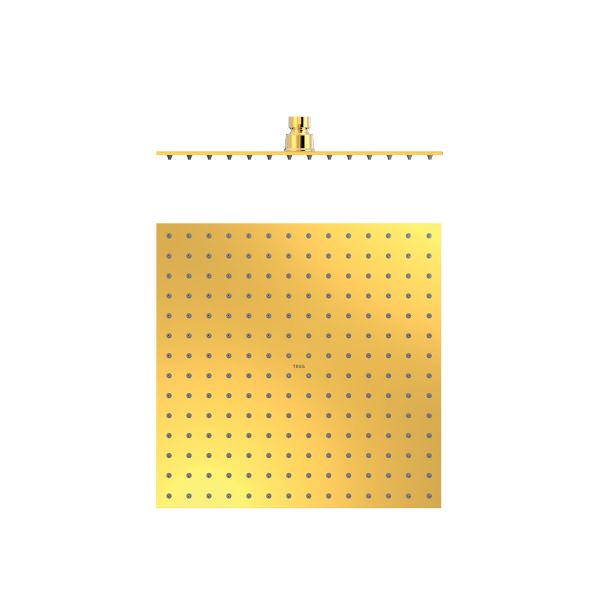 Душова лійка Tres Showers 300х300 мм, ультратонка 4 мм 134315012OR золото