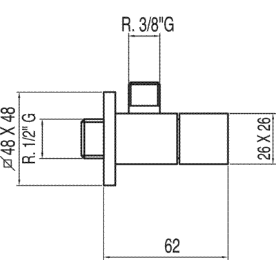 Вентиль Tres 13474220
