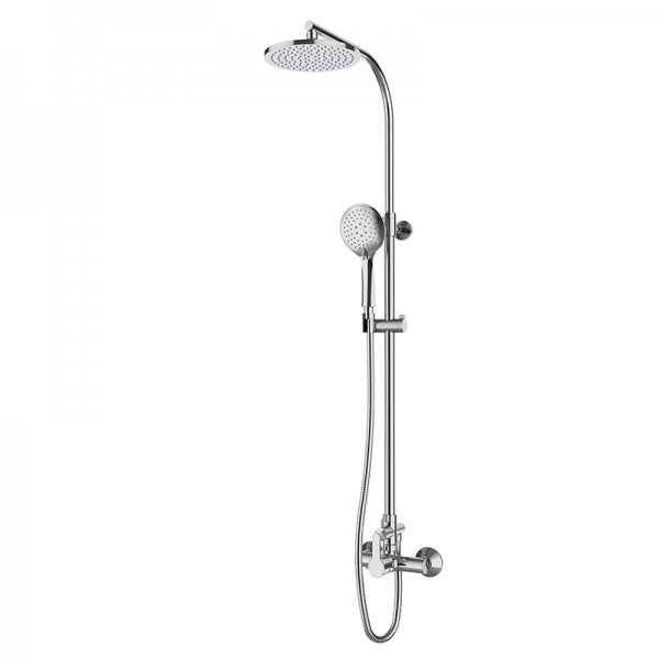 Душова стійка для душу GRB Eco Prime розсувна з одноважільний змішувач хром 15465400TL