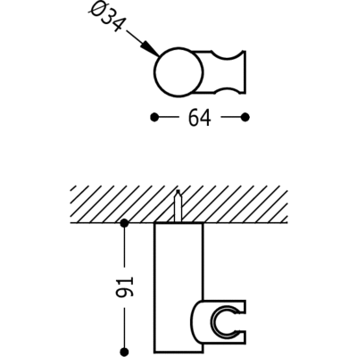 Тримач для душу Tres 161839