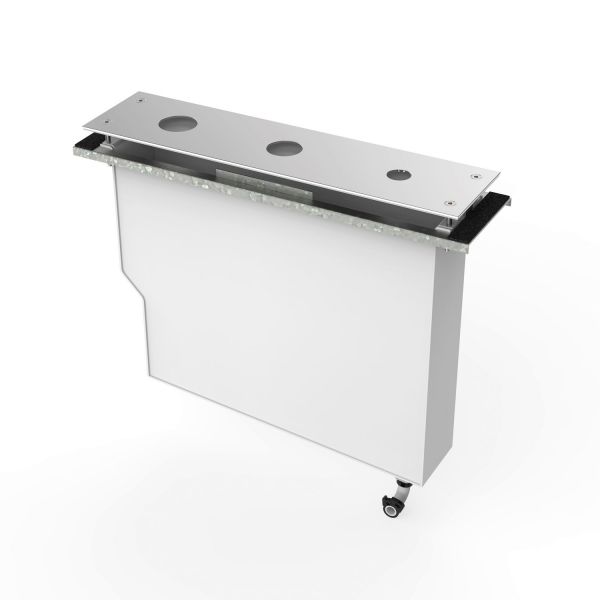 Внутрішній комплект для установки змішувача на борт ванни Tres хром 162245 монтажный комплект