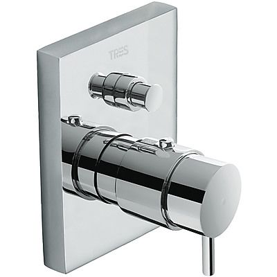 Вбудований змішувач з термостатом Tres 190652