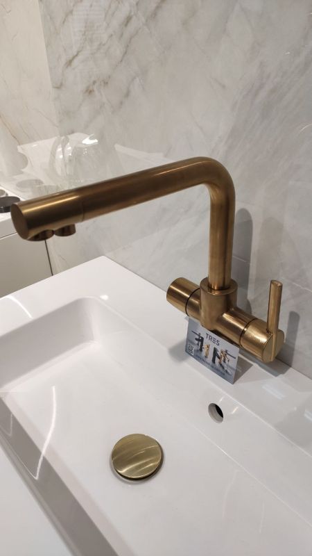 Змішувач для кухні під фільтр GRB Kitchen EterNice 51831555 PVD