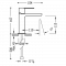 Одноважільний змішувач для раковини Tres Loft 20010101
