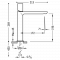 Одноважільний змішувач для раковини 269 мм Tres Loft Colors 20020304OM