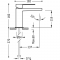 Одноважільний змішувач для раковини Tres Slim 20210301BLD